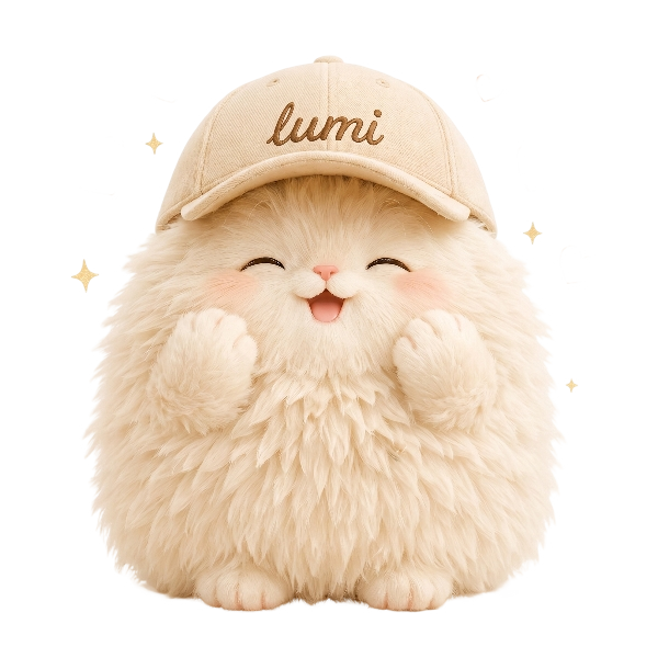 Lumi celebrating